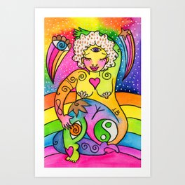The Pistils - Rainbow Connection Art Print
