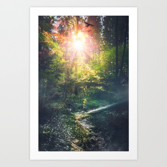 Just breathe Art Print