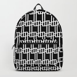 Underdog Black Backpack | Black And White, Digital, Highcontrast, Pattern, Graphicdesign 