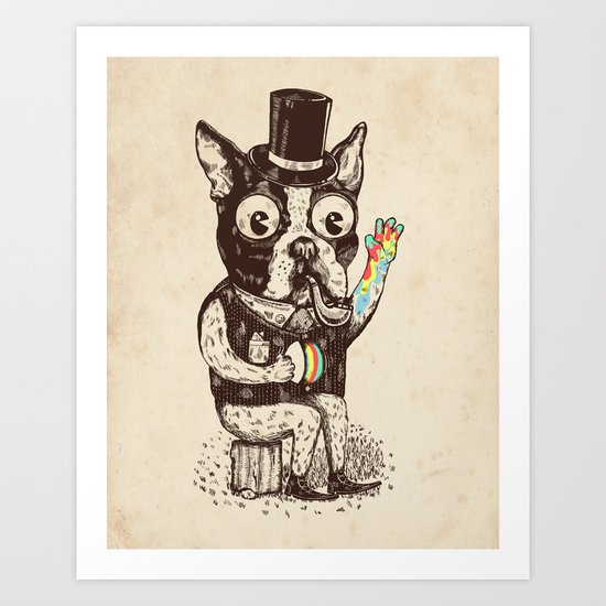 Strange Dog Art Print