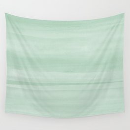 Green Watercolor Ombre Wall Tapestry