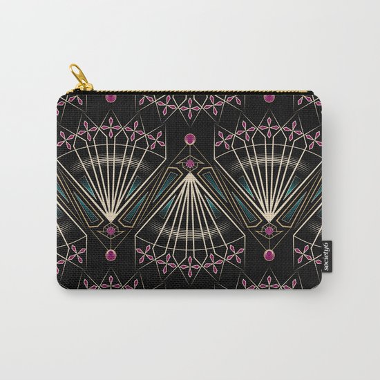 Art Deco . "Venice ". Carry-All Pouch