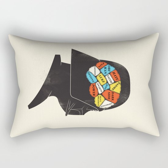 Vader Phrenology Rectangular Pillow