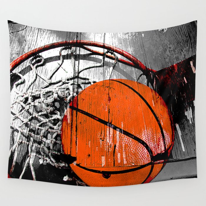 Modern Basketball version 1 Wall Tapestry