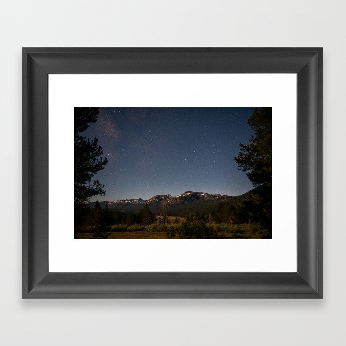 Peace and a view Framed Art Print