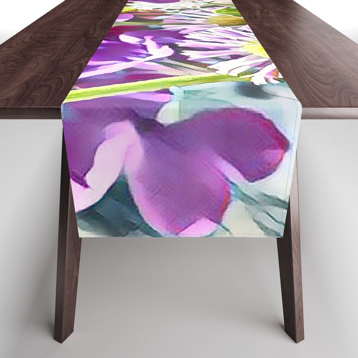 Lilac Shower Table Runner