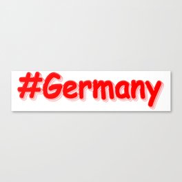 "#Germany" Cute Design. Buy Now Canvas Print