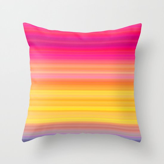 Society Sunset Throw Pillow