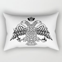 Greek Orthodox Church religion flag athos mountain Rectangular Pillow