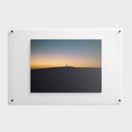 Western Sahara sunset Floating Acrylic Print