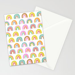 Bold Rainbow Pattern Stationery Card