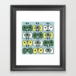 simply butterfly pattern Framed Art Print