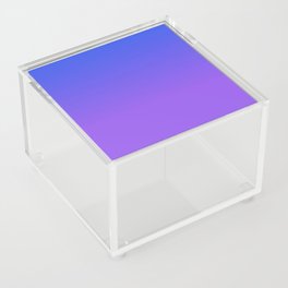 BRIGHT PURPLE BLUE OMBRE COLOR Acrylic Box