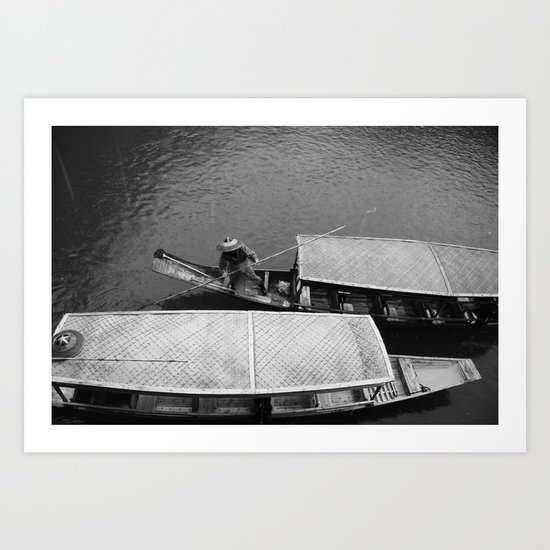 two boats Art Print
