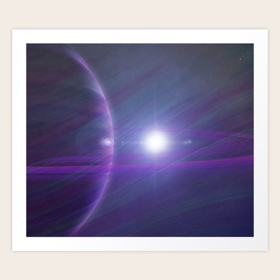 A world away Art Print