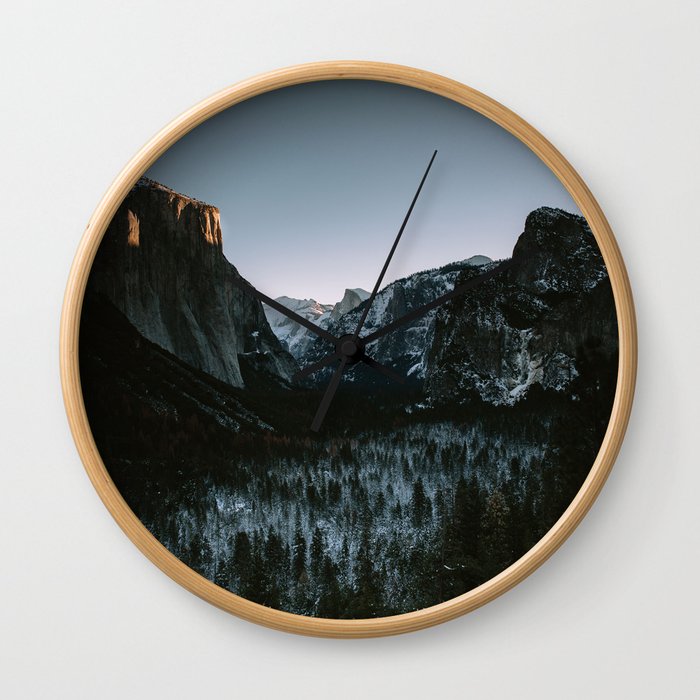 Yosemite Valley Sunrise Wall Clock