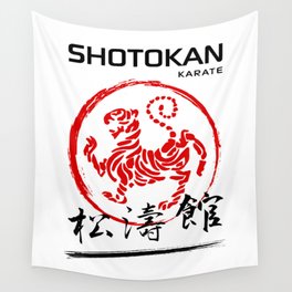 Shotokan Karate Tiger Wall Tapestry