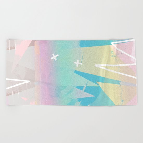 Minimal Pop Beach Towel