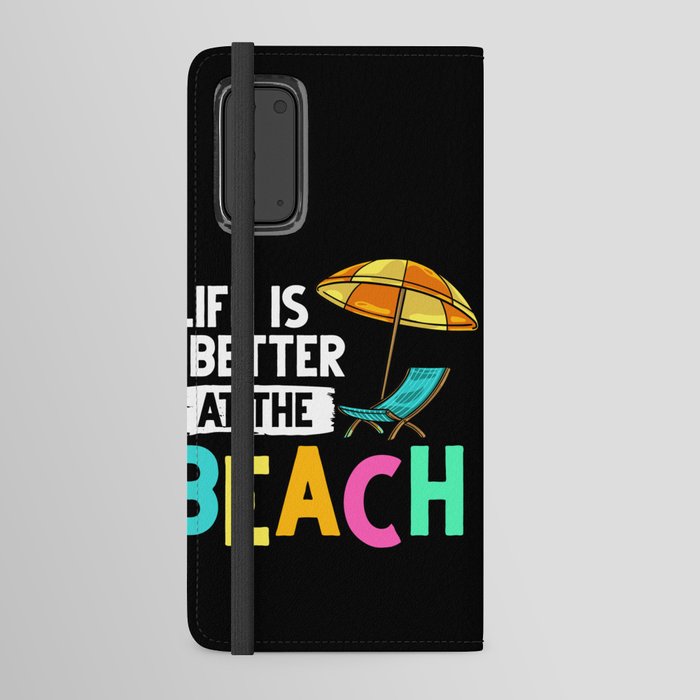 Retirement Beach Retired Summer Waves Party Android Wallet Case