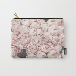 Peonies Carry-All Pouch | Romantic, Botanical, Botany, Floral, Bouquet, Roses, Pastelartwork, Pastelphotography, Pastelpeonies, Peonies 