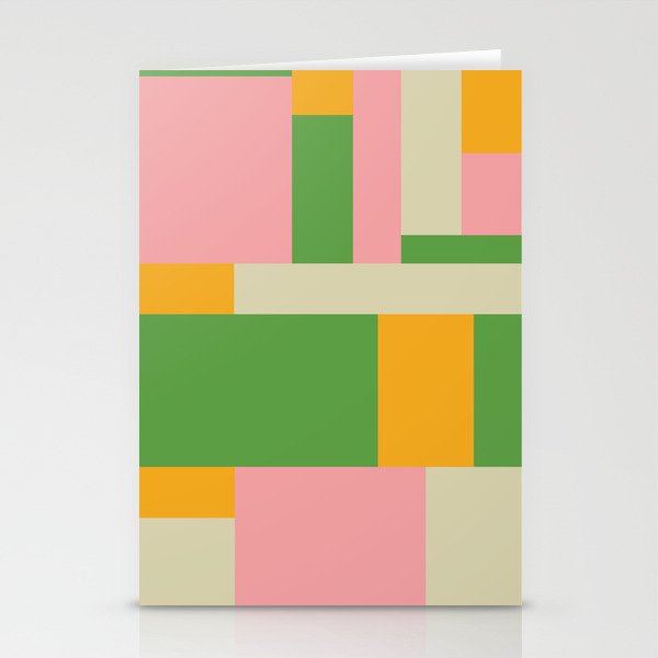 Geometric Abstract #42 Stationery Cards