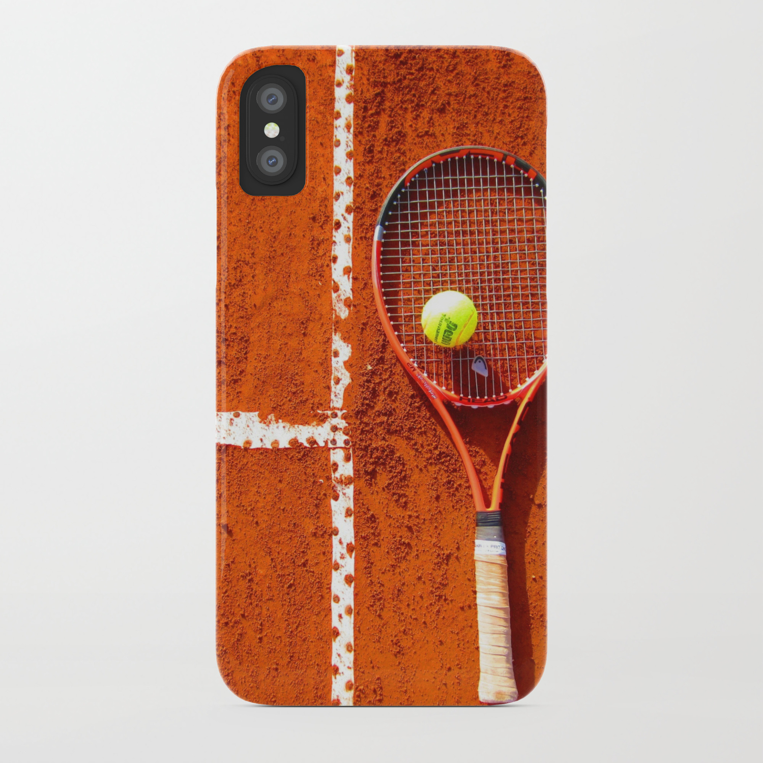 Tennis Court Background Iphone Case By Alemway Society6