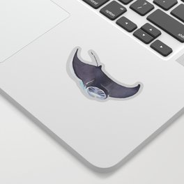 Manta Ray Sticker