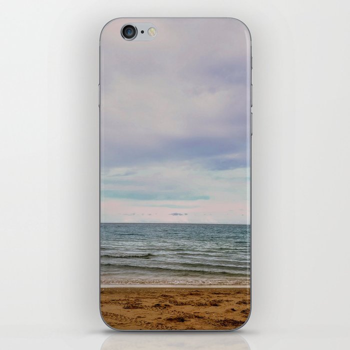 Purple Haze Sky & Pastel Sanded Beach iPhone Skin