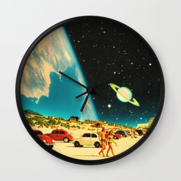 Galaxy Beach Wall Clock