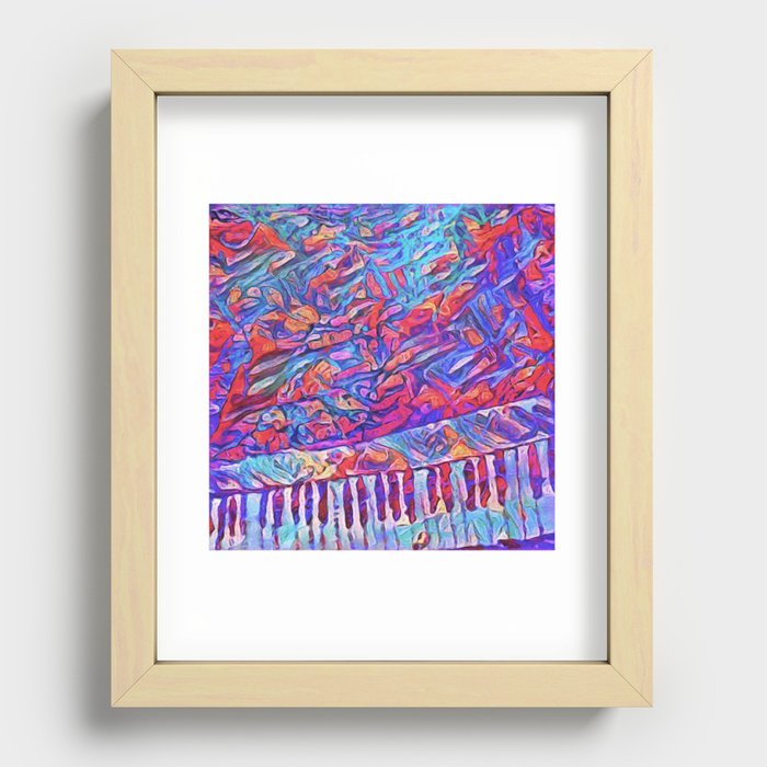 Jazz Piano Recessed Framed Print