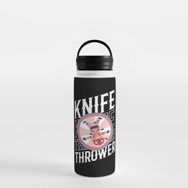 Circus Knife Thrower Circus Tent Water Bottle