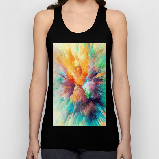 Multi color abstarct #society6 Unisex Tank Top
