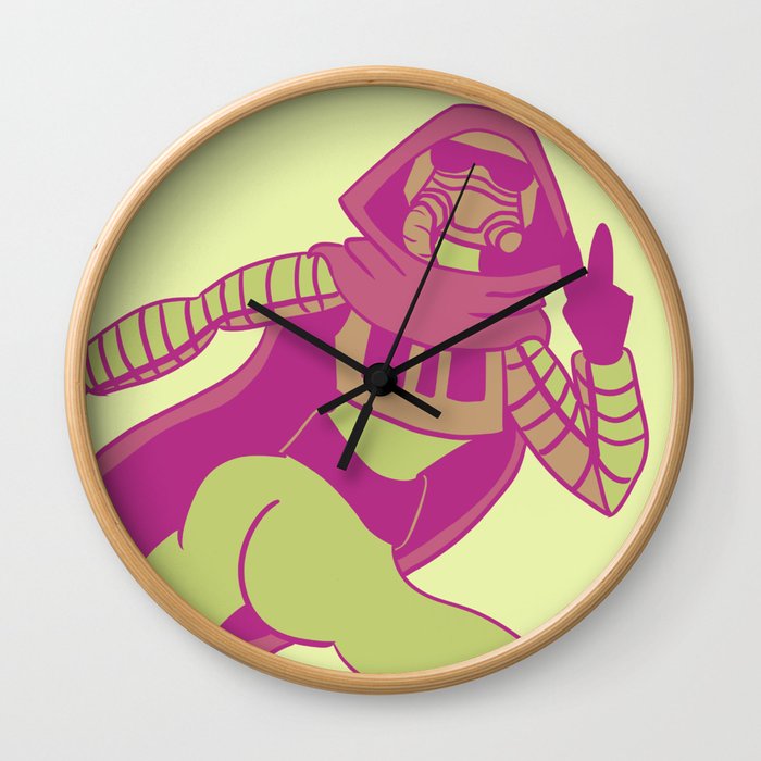 Chest/Behind pose Wall Clock