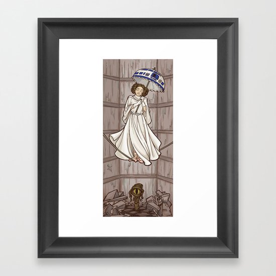 Leia's Corruptible Mortal State Framed Art Print