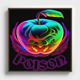 Psychedelic Poisoned Apple Purple Haze  Framed Canvas
