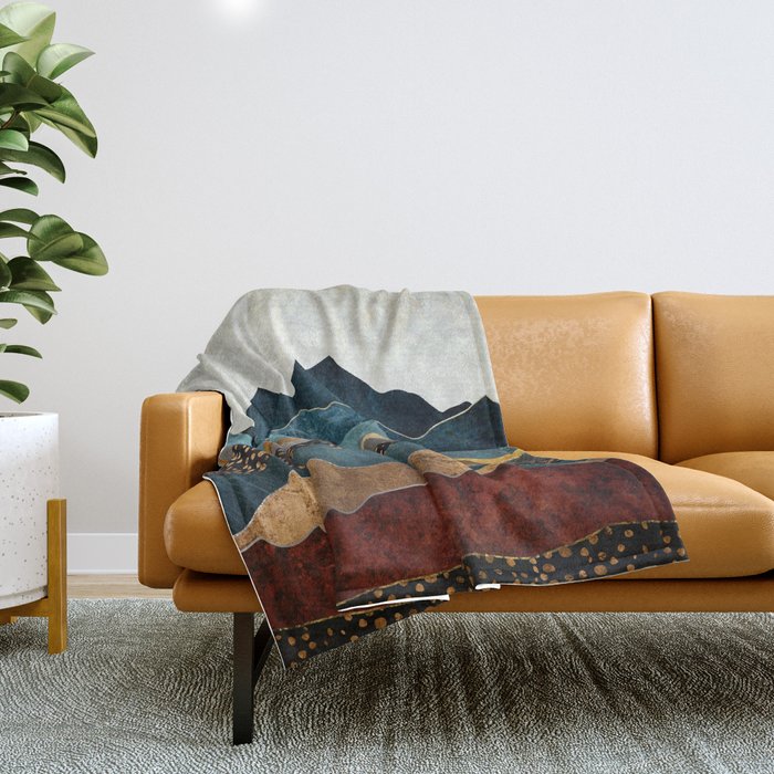 Amber Dusk Throw Blanket