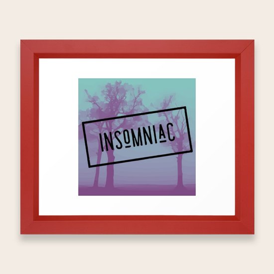 Insomniac At Night Framed Art Print By Triskelion27 Society6