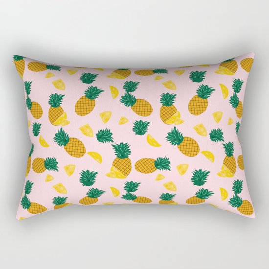 Pineapple Pattern Rectangular Pillow