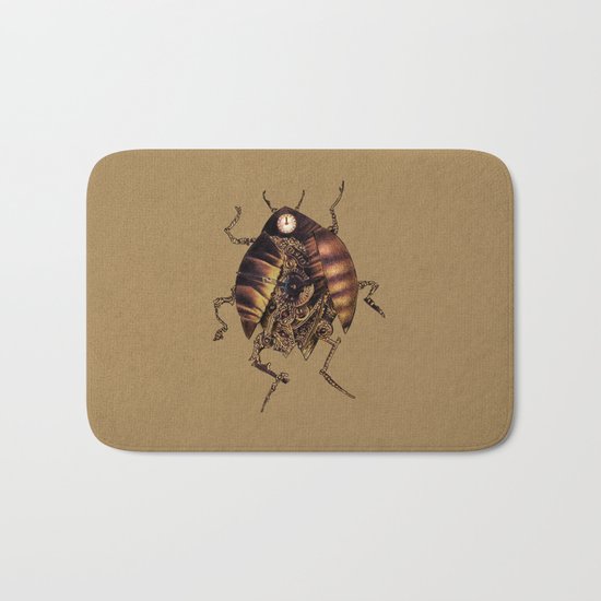 Clock Beetle Bath Mat