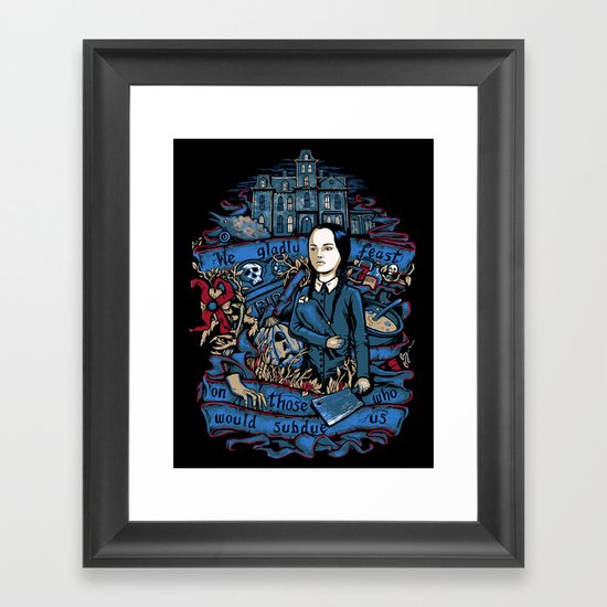 Wednesday Feast Framed Art Print
