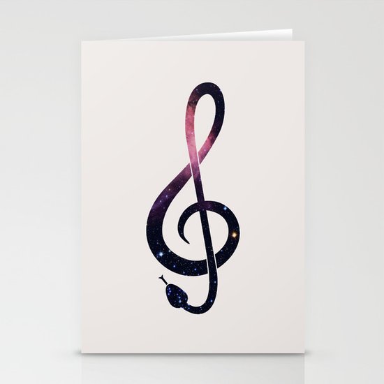 G Snake Stationery Cards