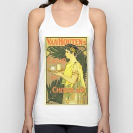 Vintage poster - Van Houten Cacao en Chocolade Unisex Tank Top