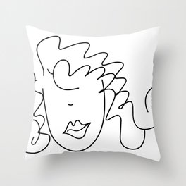 The Face Throw Pillow