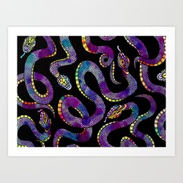 Enchanted Snakes Art Print