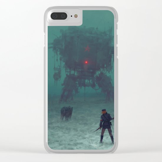 1920 - red wreck Clear iPhone Case