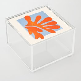 Red Coral Leaf: Matisse Paper Cutouts II Acrylic Box