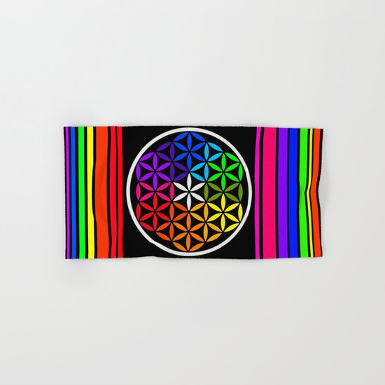 Secret flower of life Hand & Bath Towel
