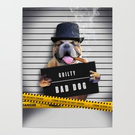 Thug Bulldog Poster
