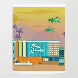 Palm Springs Apartment Poster