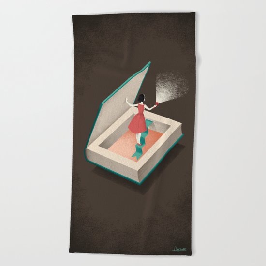 Inquiring Beach Towel